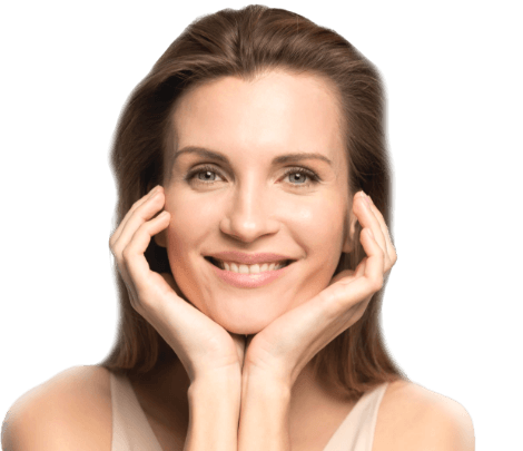 Woman Smiling After Seeing SmoothGlo results